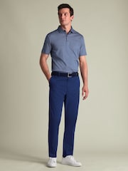 Charles Tyrwhitt Blue Performance Chino Trousers - Image 3 of 5