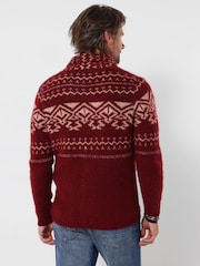 Joe Browns Red Cosy Up Cardigan - Image 4 of 8