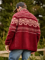 Joe Browns Red Cosy Up Cardigan - Image 6 of 8