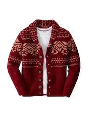 Joe Browns Red Cosy Up Cardigan - Image 7 of 8