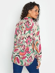 M&Co Pink Long Sleeve Printed Shirt - Image 3 of 5