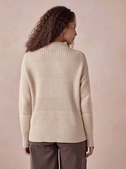 Suéter de Cuello alzado con múltiples puntadas de Celtic & Co. - Imagen 2 de 8