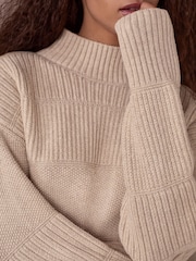 Suéter de Cuello alzado con múltiples puntadas de Celtic & Co. - Imagen 4 de 8