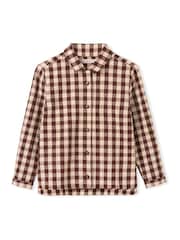Celtic & Co. Brown Gingham Button Through Shirt - Image 5 of 7