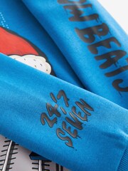 Blue Santa Christmas Sweatshirt (3-16yrs) - Image 7 of 7