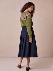 Celtic & Co. Blue Midi Denim Kilt - Image 2 of 8