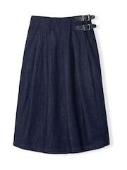Celtic & Co. Blue Midi Denim Kilt - Image 6 of 8