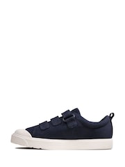 Clarks Blue City Vibe Canvas Shoes - Image 2 of 7