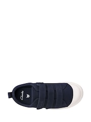 Clarks Blue City Vibe Canvas Shoes - Image 6 of 7