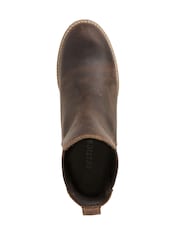 Celtic & Co. Brown Block Heel Chelsea Boots - Image 5 of 6