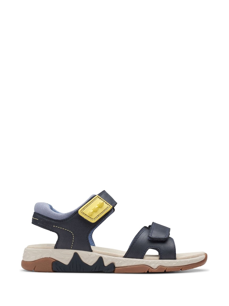 Clarks Blue Spiney Step Kids Sandals - Image 1 of 8