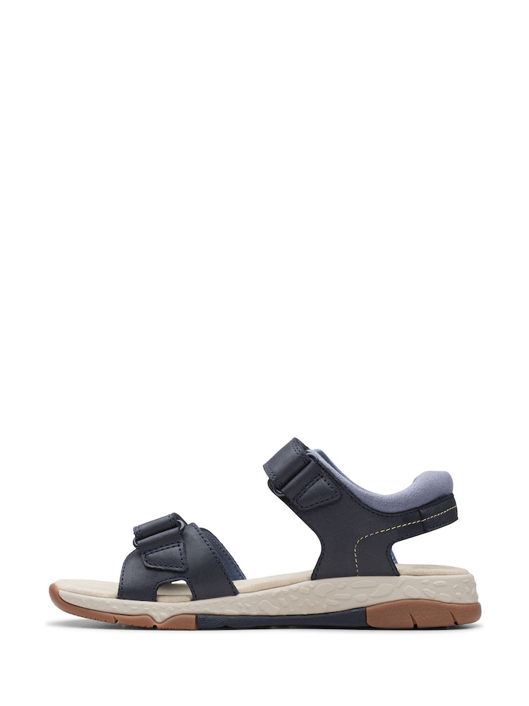 Clarks Blue Spiney Step Kids Sandals - Image 2 of 8 Clarks Blue Spiney Step Kids Sandals - Image 2 of 8