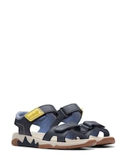 Clarks Blue Spiney Step Kids Sandals - Image 4 of 8