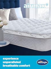 Silentnight White Airmax 800 8cm Mattress Topper - Image 3 of 9