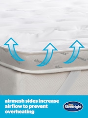 Silentnight White Airmax 800 8cm Mattress Topper - Image 4 of 9