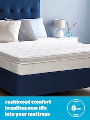 Silentnight White Airmax 800 8cm Mattress Topper - Image 6 of 9