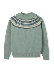 Celtic & Co. Ditsy Fair Isle Yoke Jumper - Imagen 5 de 8