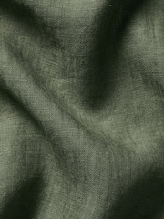 Charles Tyrwhitt Green Pure Linen Short Sleeve Shirt - Image 5 of 5