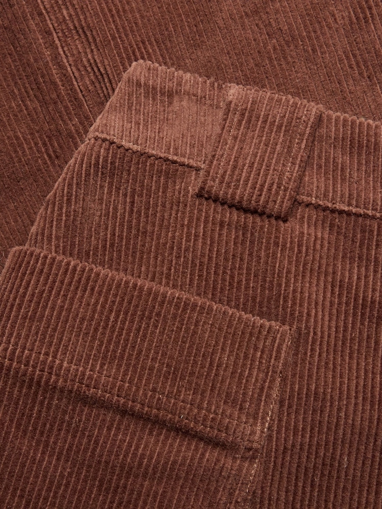 Celtic & Co. Brown Utility Cord Skirt - Image 6 of 6 Celtic & Co. Brown Utility Cord Skirt - Image 6 of 6