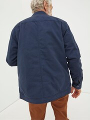 FatFace Blue Rutland Overshirt - Image 3 of 6