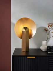 MADE.COM Brass Axel Table Lamp - Image 1 of 3