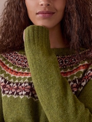 Celtic & Co. Green Harley Of Scotland Highlands Crew Neck Jumper - Image 2 of 8
