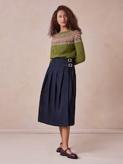 Celtic & Co. Green Harley Of Scotland Highlands Crew Neck Jumper - Image 5 of 8