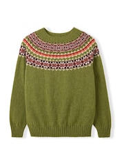 Celtic & Co. Green Harley Of Scotland Highlands Crew Neck Jumper - Image 6 of 8