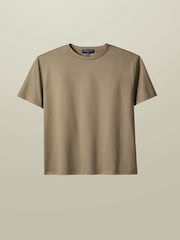 Charles Tyrwhitt Natural Short Sleeve T-Shirt - Image 4 of 6