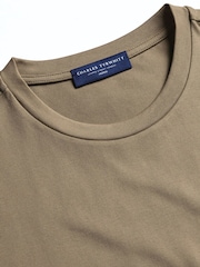 Charles Tyrwhitt Natural Short Sleeve T-Shirt - Image 5 of 6