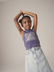 Purple Celestial Graphic Boxy Vest (3-16yrs) - Image 2 of 7
