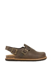 Celtic & Co. Brown Welt Sole Slingback Clogs - Image 2 of 7