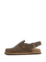 Celtic & Co. Brown Welt Sole Slingback Clogs - Image 3 of 7