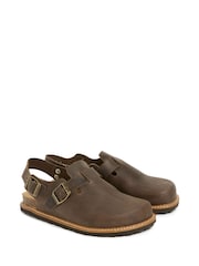 Celtic & Co. Brown Welt Sole Slingback Clogs - Image 4 of 7