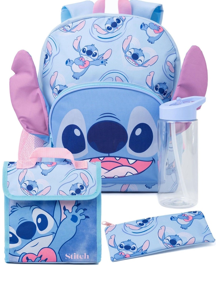 Conjunto de Backpack infantil Vanilla Underground Disney Unisex Lilo e Stitch de 4 peças - Imagem 1 de 7