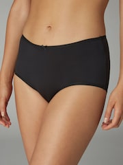 Black Midi Microfibre Knickers 5 Pack - Image 2 of 5