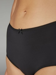 Black Midi Microfibre Knickers 5 Pack - Image 4 of 5