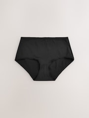 Black Midi Microfibre Knickers 5 Pack - Image 6 of 6