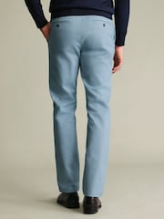 Charles Tyrwhitt Blue Ultimate Non-Iron Chino Trousers - Image 2 of 6