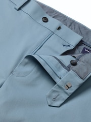 Charles Tyrwhitt Blue Ultimate Non-Iron Chino Trousers - Image 6 of 6