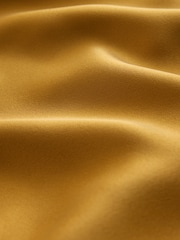 CERENE Iris Gold Satin Asymmetric Short Sleeve Cape Top - Image 11 of 11