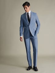 Charles Tyrwhitt Blue Ultimate Suit Jacket - Image 3 of 6