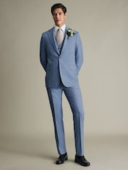 Charles Tyrwhitt Blue Ultimate Suit Jacket - Image 5 of 6