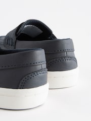 Navy Standard Fit (F) Penny Loafers - Image 6 of 6