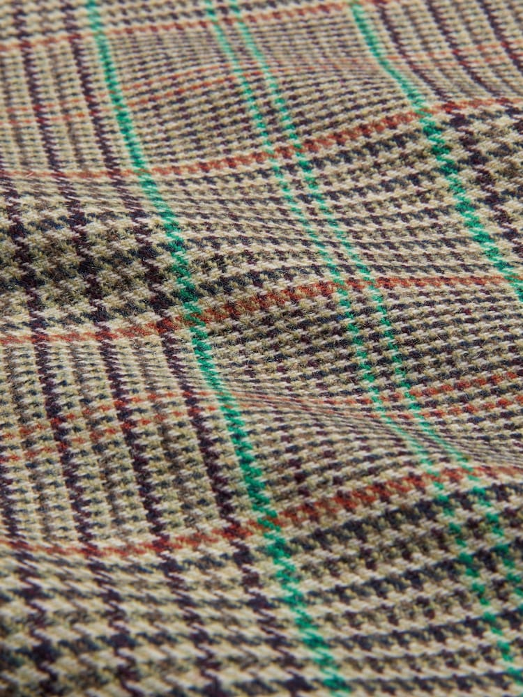 Celtic & Co. Brown Check Wrap Skirt - Image 10 of 10 Celtic & Co. Brown Check Wrap Skirt - Image 10 of 10