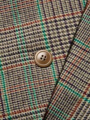 Celtic & Co. Brown Check Wrap Skirt - Image 8 of 10