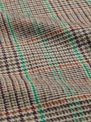 Celtic & Co. Brown Check Wrap Skirt - Image 9 of 10