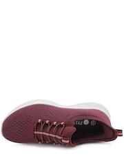 Rojo - Zapatillas deportivas Pavers Corte ancho Easy Step In con cordones elásticos - Imagen 5 de 6