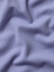 Charles Tyrwhitt Purple Short Sleeve Cotton Stretch Pique Polo Shirt - Image 5 of 5