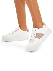 Carvela White Trainers - Image 1 of 5